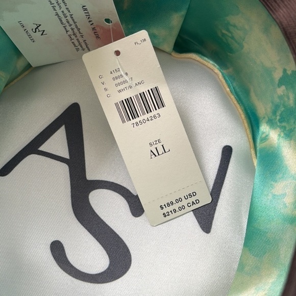 Anthropologie ASN Diamond Boater Hat. NWT - Picture 6 of 6